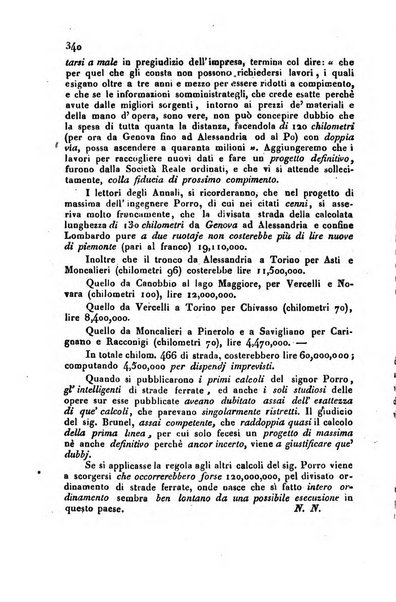 Annali universali di statistica, economia pubblica, storia, viaggi e commercio