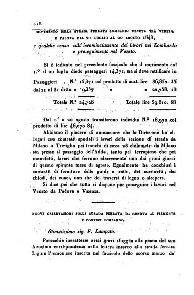 Annali universali di statistica, economia pubblica, storia, viaggi e commercio