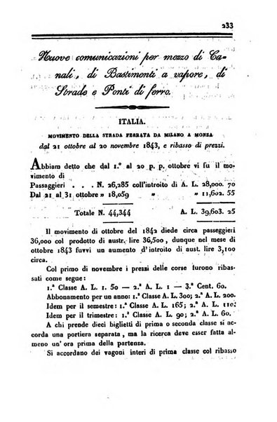 Annali universali di statistica, economia pubblica, storia, viaggi e commercio