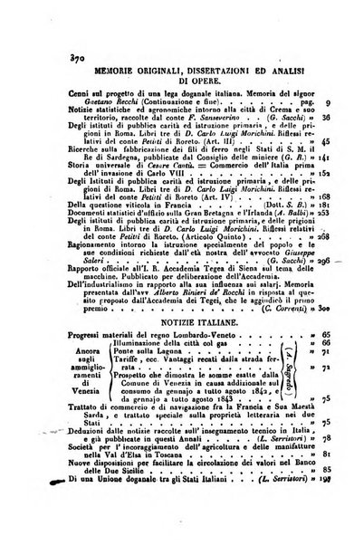 Annali universali di statistica, economia pubblica, storia, viaggi e commercio