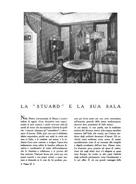 Le arti decorative rassegna internazionale ufficiale della Mostra di Arti decorative nella Villa Reale di Monza e della Federazione delle Industrie artistiche