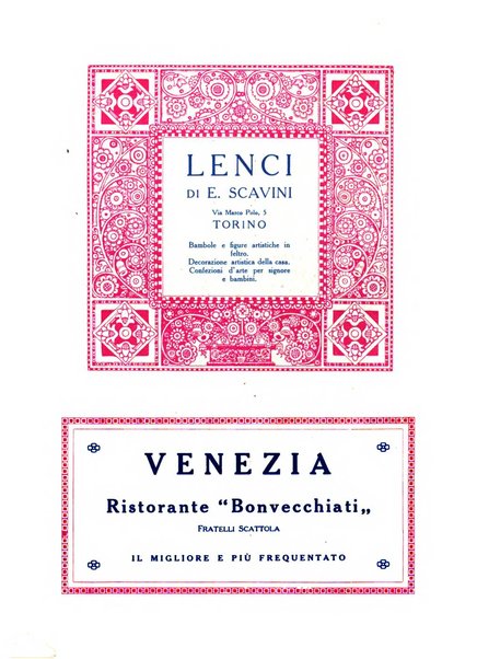 Le arti decorative rassegna internazionale ufficiale della Mostra di Arti decorative nella Villa Reale di Monza e della Federazione delle Industrie artistiche