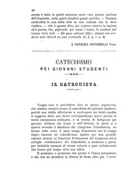 Il catechista cattolico