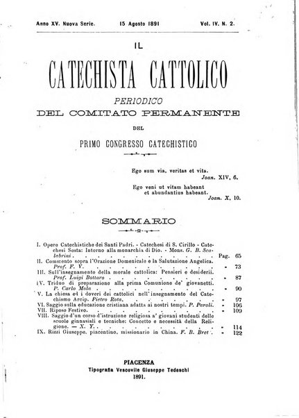 Il catechista cattolico