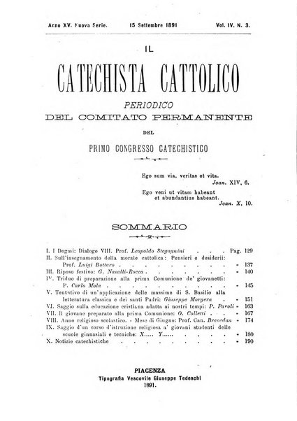Il catechista cattolico