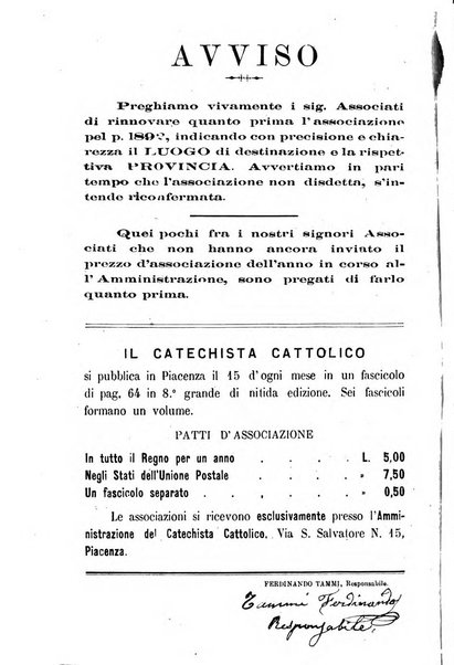 Il catechista cattolico