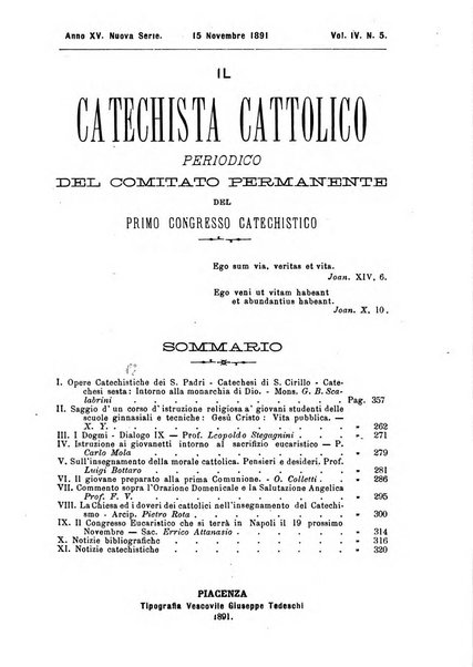 Il catechista cattolico