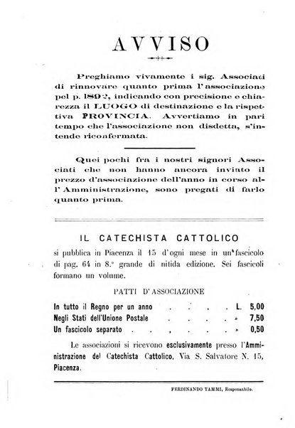 Il catechista cattolico