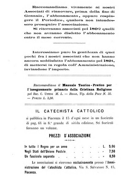 Il catechista cattolico