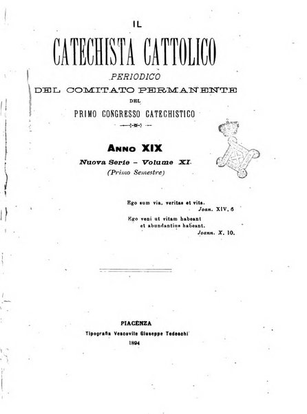 Il catechista cattolico