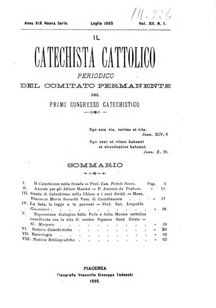 Il catechista cattolico