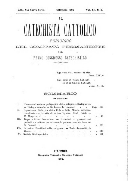 Il catechista cattolico