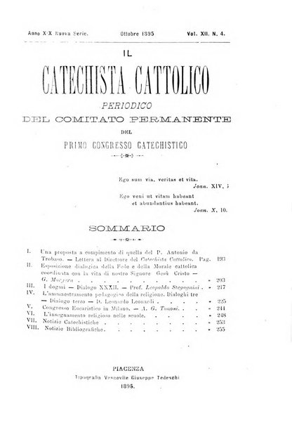 Il catechista cattolico