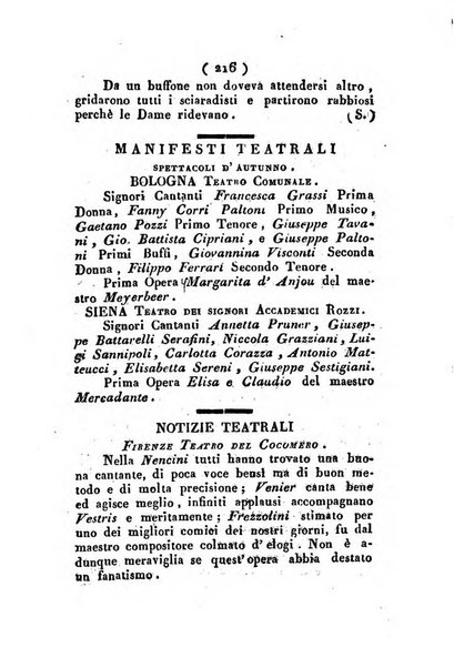 Cenni storici intorno alle lettere, invenzioni, arti, commercio e spettacoli teatrali