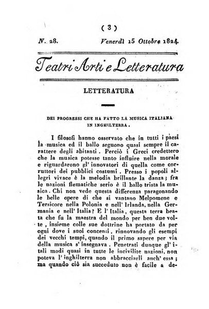 Cenni storici intorno alle lettere, invenzioni, arti, commercio e spettacoli teatrali