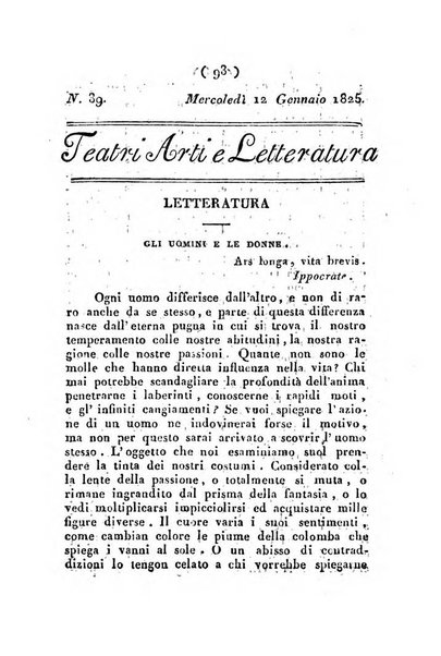 Cenni storici intorno alle lettere, invenzioni, arti, commercio e spettacoli teatrali