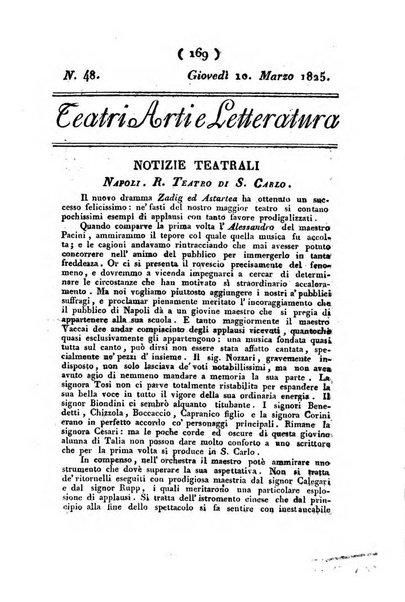 Cenni storici intorno alle lettere, invenzioni, arti, commercio e spettacoli teatrali