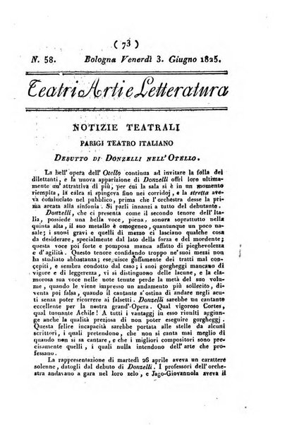 Cenni storici intorno alle lettere, invenzioni, arti, commercio e spettacoli teatrali