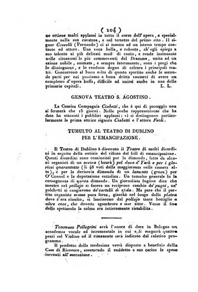 Cenni storici intorno alle lettere, invenzioni, arti, commercio e spettacoli teatrali