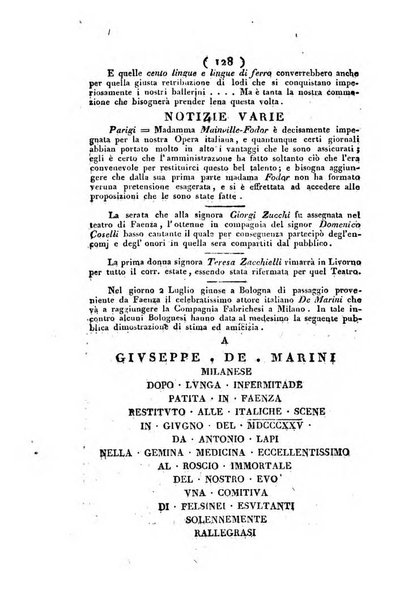 Cenni storici intorno alle lettere, invenzioni, arti, commercio e spettacoli teatrali