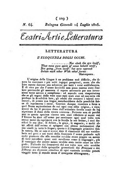 Cenni storici intorno alle lettere, invenzioni, arti, commercio e spettacoli teatrali