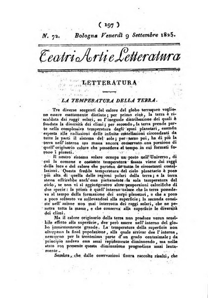 Cenni storici intorno alle lettere, invenzioni, arti, commercio e spettacoli teatrali