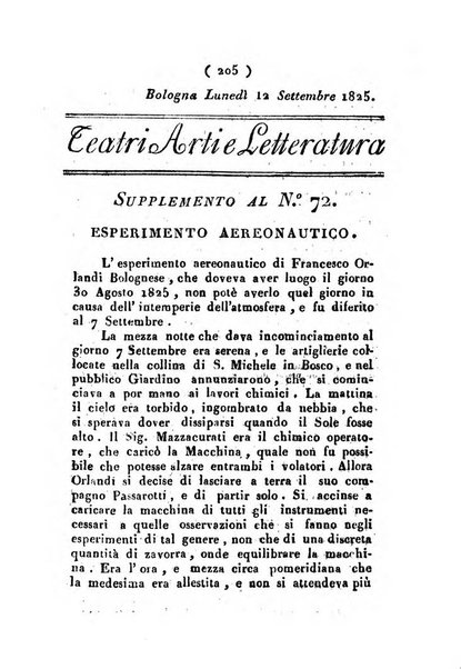 Cenni storici intorno alle lettere, invenzioni, arti, commercio e spettacoli teatrali