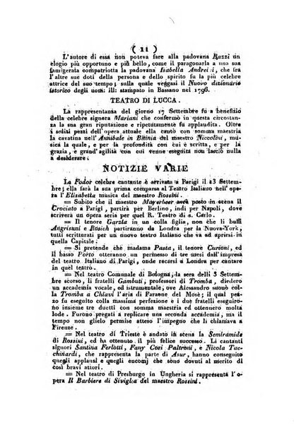 Cenni storici intorno alle lettere, invenzioni, arti, commercio e spettacoli teatrali