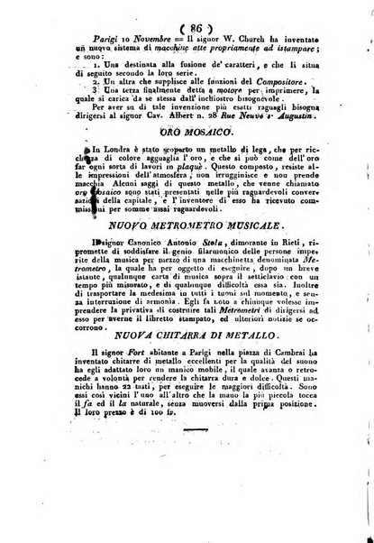 Cenni storici intorno alle lettere, invenzioni, arti, commercio e spettacoli teatrali