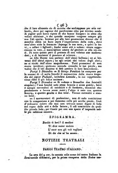 Cenni storici intorno alle lettere, invenzioni, arti, commercio e spettacoli teatrali