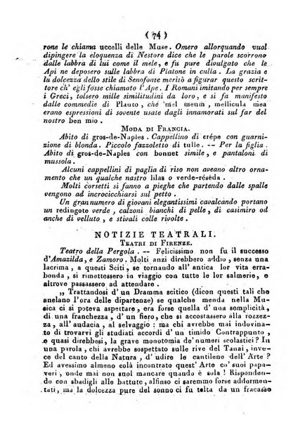 Cenni storici intorno alle lettere, invenzioni, arti, commercio e spettacoli teatrali