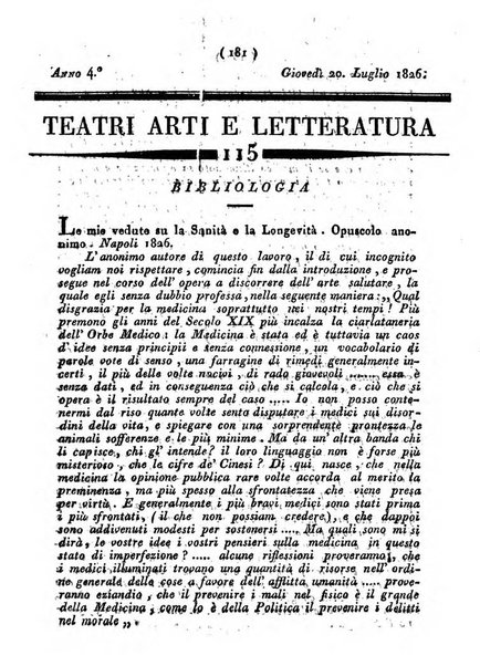 Cenni storici intorno alle lettere, invenzioni, arti, commercio e spettacoli teatrali