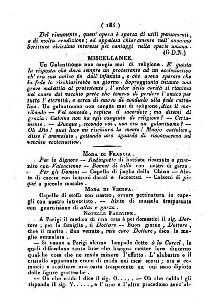 Cenni storici intorno alle lettere, invenzioni, arti, commercio e spettacoli teatrali