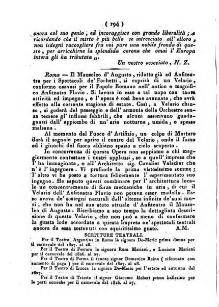 Cenni storici intorno alle lettere, invenzioni, arti, commercio e spettacoli teatrali