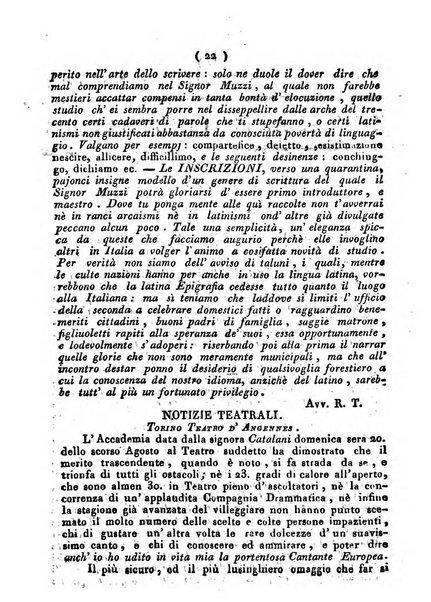 Cenni storici intorno alle lettere, invenzioni, arti, commercio e spettacoli teatrali