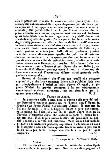 Cenni storici intorno alle lettere, invenzioni, arti, commercio e spettacoli teatrali