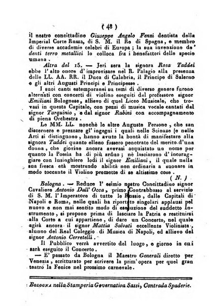 Cenni storici intorno alle lettere, invenzioni, arti, commercio e spettacoli teatrali