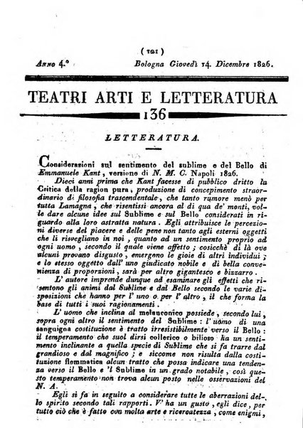 Cenni storici intorno alle lettere, invenzioni, arti, commercio e spettacoli teatrali