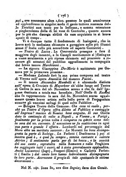 Cenni storici intorno alle lettere, invenzioni, arti, commercio e spettacoli teatrali