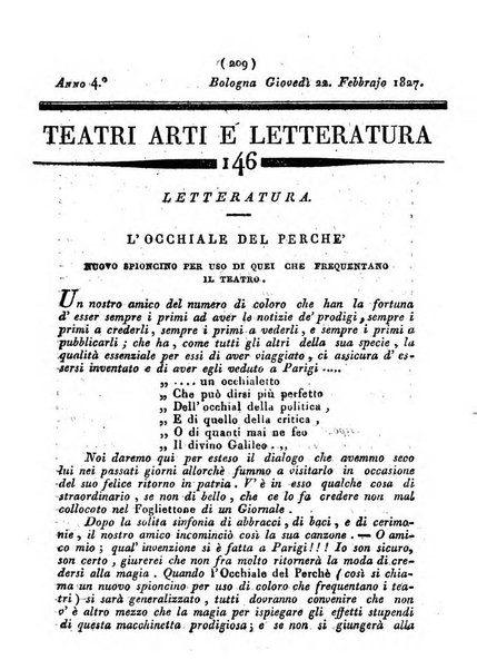 Cenni storici intorno alle lettere, invenzioni, arti, commercio e spettacoli teatrali