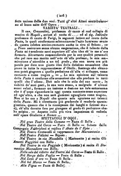 Cenni storici intorno alle lettere, invenzioni, arti, commercio e spettacoli teatrali