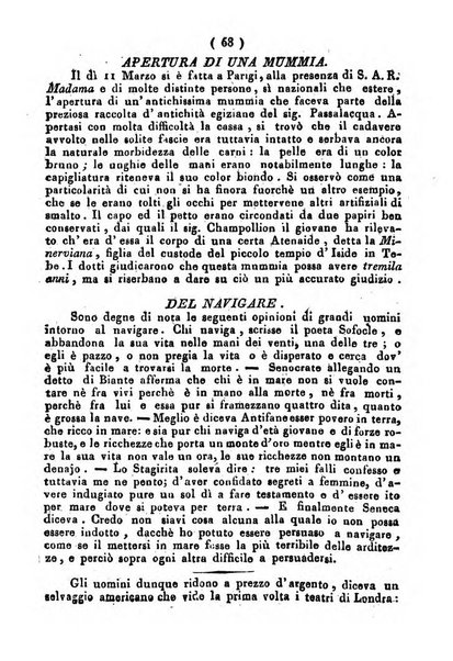 Cenni storici intorno alle lettere, invenzioni, arti, commercio e spettacoli teatrali