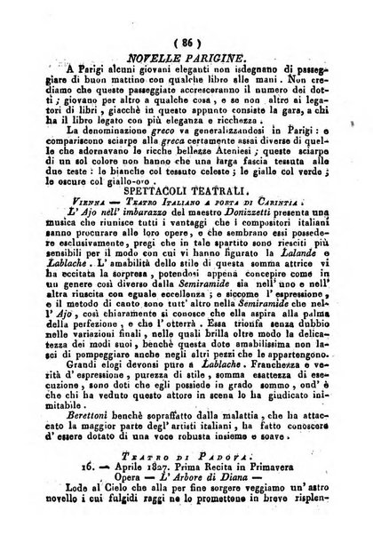 Cenni storici intorno alle lettere, invenzioni, arti, commercio e spettacoli teatrali