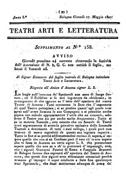 Cenni storici intorno alle lettere, invenzioni, arti, commercio e spettacoli teatrali