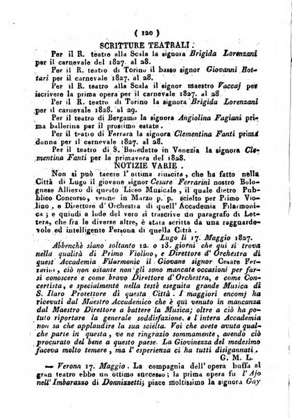 Cenni storici intorno alle lettere, invenzioni, arti, commercio e spettacoli teatrali