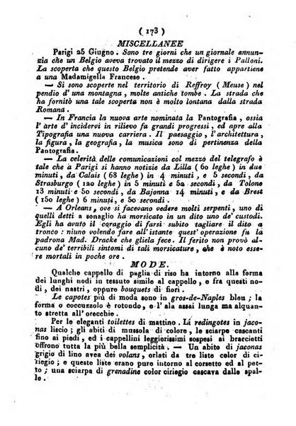 Cenni storici intorno alle lettere, invenzioni, arti, commercio e spettacoli teatrali