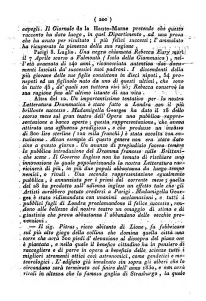 Cenni storici intorno alle lettere, invenzioni, arti, commercio e spettacoli teatrali