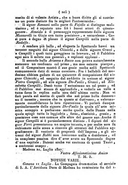 Cenni storici intorno alle lettere, invenzioni, arti, commercio e spettacoli teatrali