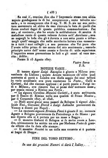 Cenni storici intorno alle lettere, invenzioni, arti, commercio e spettacoli teatrali