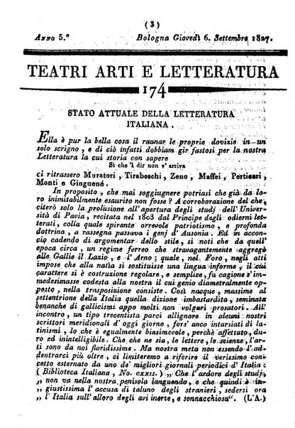 Cenni storici intorno alle lettere, invenzioni, arti, commercio e spettacoli teatrali